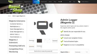 
                            11. Admin Logger Extension for Magento 2 - Boost My Shop