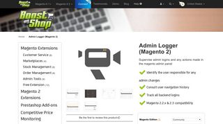 
                            12. Admin Logger Extension for Magento 2 - Boost My Shop