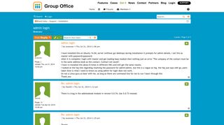 
                            3. admin login - Group-Office groupware forum