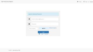 
                            2. Admin login - (ITBP) Recruitment