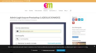 
                            2. Admin Login loop en Prestashop 1.6 [SOLUCIONADO] - Eva Montero ...