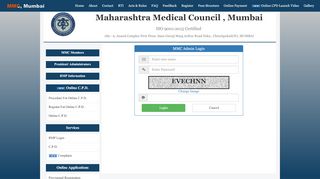 
                            6. Admin Login - Maharashtra Medical Council