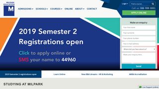 
                            11. Admin Login - Milpark Education