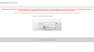 
                            8. Admin login - MozyEnterprise