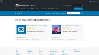 
                            4. admin login notification | WordPress.org