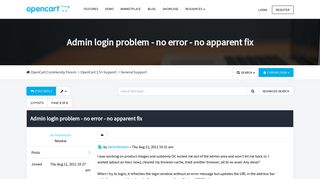 
                            3. Admin login problem - no error - no apparent fix - OpenCart ...