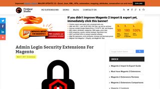 
                            1. Admin Login Security Extensions For Magento | FireBear