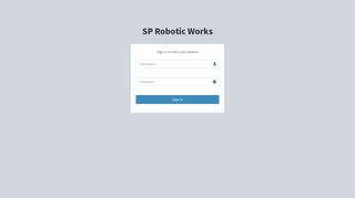 
                            8. Admin Login - SP Robotic Works