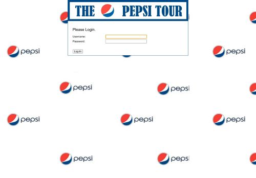
                            12. Admin Login - The Pepsi Tour