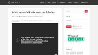 
                            9. Admin login to Mikrotik routers with Radius | Splynx
