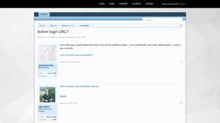 
                            4. Admin login URL? | aMember Pro Forum