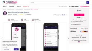 
                            2. Admin Mobile App - PrestaShop Addons