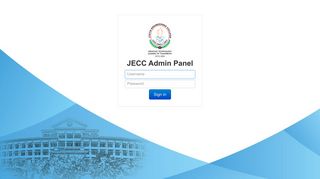 
                            3. Admin Panel Login | Jyothi Engineering College