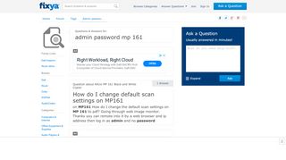 
                            5. admin password mp 161 Questions & Answers (with Pictures) - Fixya