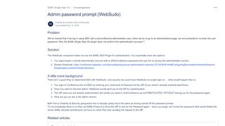 
                            13. Admin password prompt (WebSudo) - SAML ... - Cancel - Atlassian