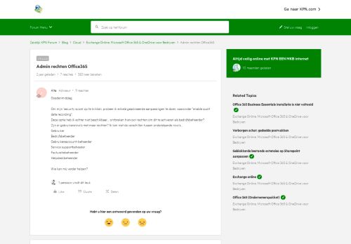 
                            12. Admin rechten Office365 | Zakelijk KPN Forum