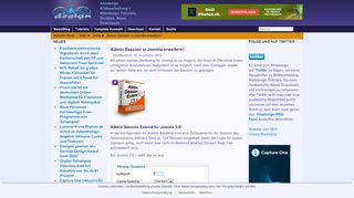
                            10. Admin Session in Joomla erweitern! - Ahadesign