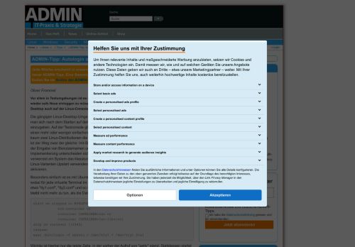 
                            3. ADMIN-Tipp: Autologin auf der Console » ADMIN-Magazin