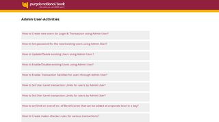 
                            7. Admin User-Activities - PNB