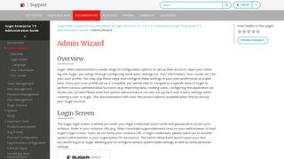 
                            4. Admin Wizard - SugarCRM Support Site