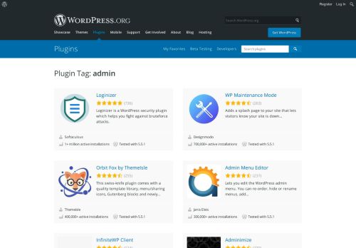 
                            8. admin | WordPress.org