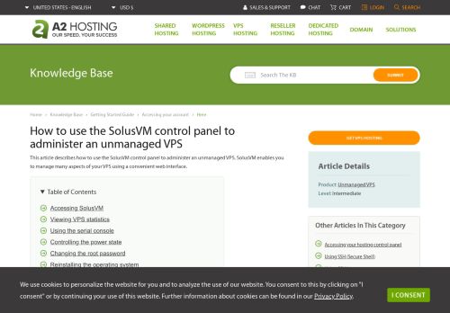 
                            7. Administering an Unmanaged VPS with SolusVM Control Panel