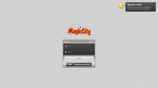 
                            3. Administração - Login - Magic City