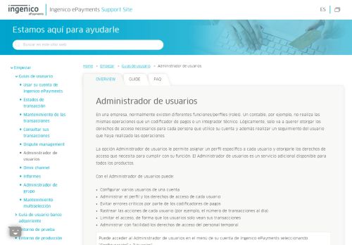 
                            4. Administrador de usuarios - ePayments - Ingenico Group