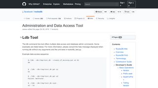 
                            12. Administration and Data Access Tool · facebook/rocksdb Wiki · GitHub