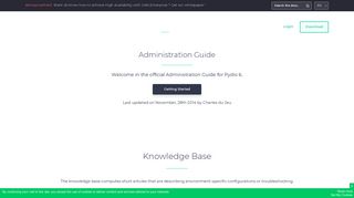 
                            3. Administration guide | Pydio