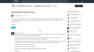 
                            2. administration-level account - CorelDRAW Graphics Suite X3 ...