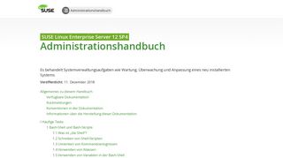 
                            9. Administrationshandbuch | SUSE Linux Enterprise Server 12 SP4