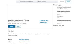 
                            11. Administrative Appeals Tribunal | LinkedIn