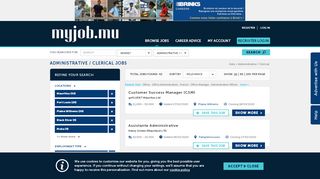 
                            9. Administrative / Clerical Jobs in Mauritius - MyJob.mu