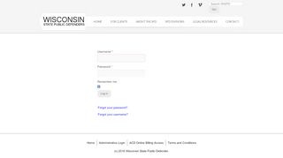 
                            1. Administrative Login - Wisconsin Public Defender