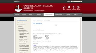 
                            7. Administrative / VSP Insurance - Campbell County School District