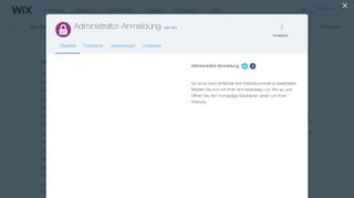 
                            10. Administrator-Anmeldung Überblick | WIX App-Markt | Wix.com