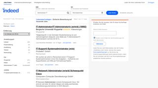 
                            8. Administrator IT Jobs in Wermelskirchen - Februar 2019 | Indeed.com