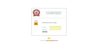 
                            8. Administrator Login - SS Public School, Varanasi