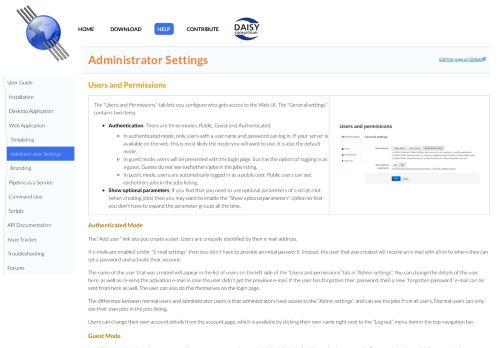 
                            9. Administrator Settings - GitHub Pages