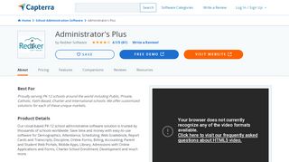 
                            11. Administrator's Plus Reviews and Pricing - 2019 - Capterra