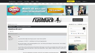 
                            11. Adminlösen till router? - Flashback Forum