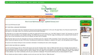 
                            5. ADMINs - The Freecycle Network