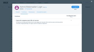 
                            6. Admin/Webmaster Login Funktioner | WIX App Market | Wix.com