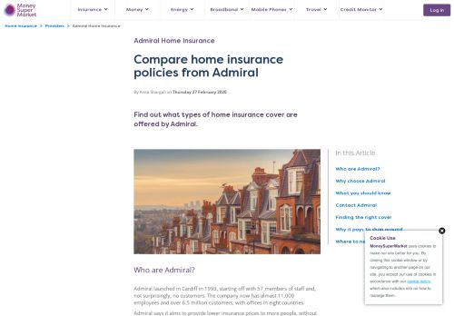 
                            7. Admiral Home Insurance & Contact Details | MoneySuperMarket
