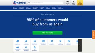 
                            3. Admiral.com - Car, MultiCar and MultiCover Insurance Quotes