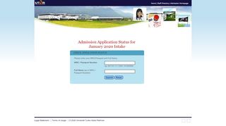 
                            1. Admission Application Status - Utar