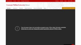 
                            10. Admission - Carnegie Mellon University in Qatar : Carnegie Mellon ...
