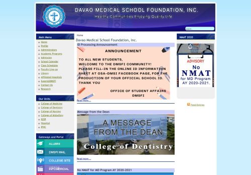 
                            5. Admission - dmsf.edu.ph