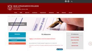 
                            5. Admission - mar athanasius college